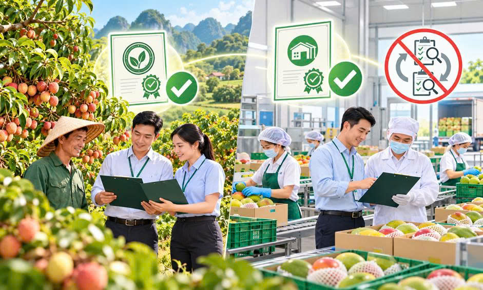 Vùng trồng, cơ sở đóng gói đã có chứng nhận chất lượng, an toàn thực phẩm có phải kiểm tra lại các nội dung đã được đánh giá