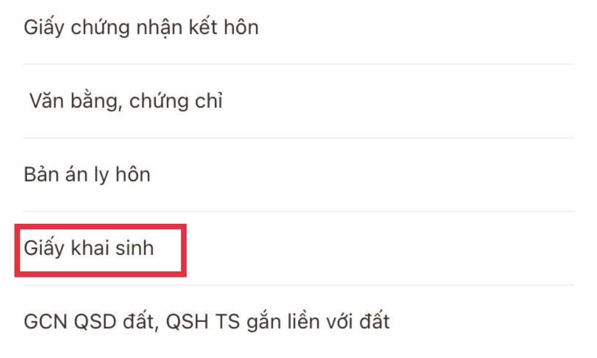 Hướng dẫn cập nhật giấy khai sinh trên VNeID Hướng dẫn cập nhật giấy khai sinh trên VNeID 2026 7