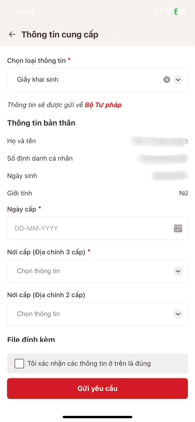 Hướng dẫn cập nhật giấy khai sinh trên VNeID Hướng dẫn cập nhật giấy khai sinh trên VNeID 2026 8