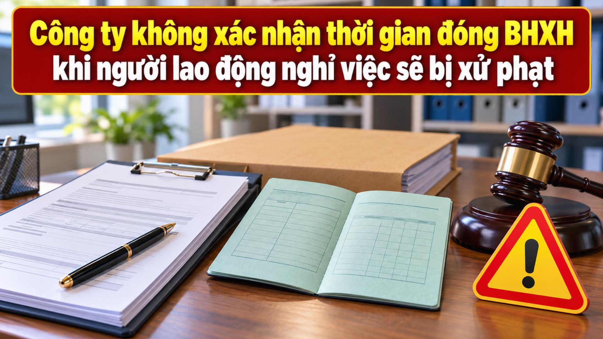 Công ty không xác nhận thời gian đóng BHXH khi người lao động nghỉ việc bị phạt thế nào?