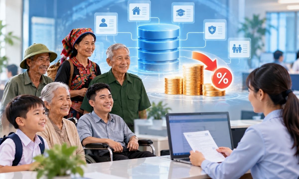 50% reduction in national database access fees