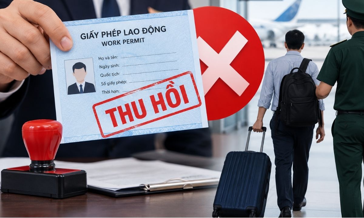 Từ 05/12/2026, người lao động nước ngoài bị trục xuất sẽ bị thu hồi giấy phép lao động Từ 05/12/2026, người lao động nước ngoài bị trục xuất sẽ bị thu hồi giấy phép lao động