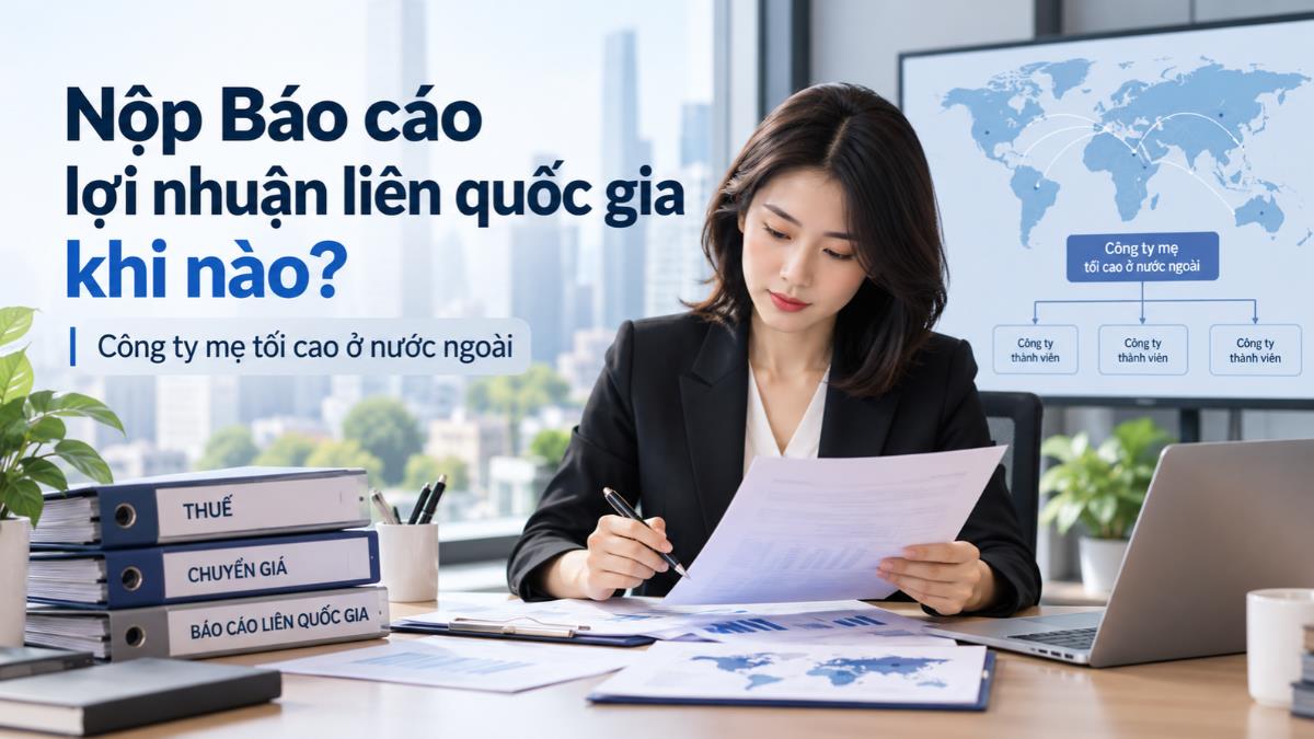 Doanh nghiệp có công ty mẹ tối cao ở nước ngoài phải nộp Báo cáo lợi nhuận liên quốc gia tại Việt Nam trong trường hợp nào?