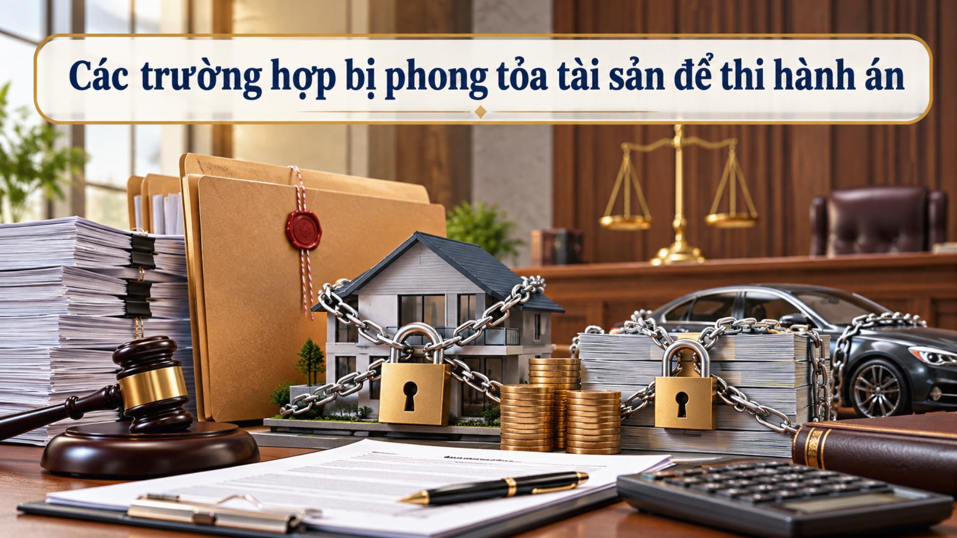Doanh nghiệp bị phong tỏa toàn bộ tài khoản để thi hành án trong những trường hợp nào?