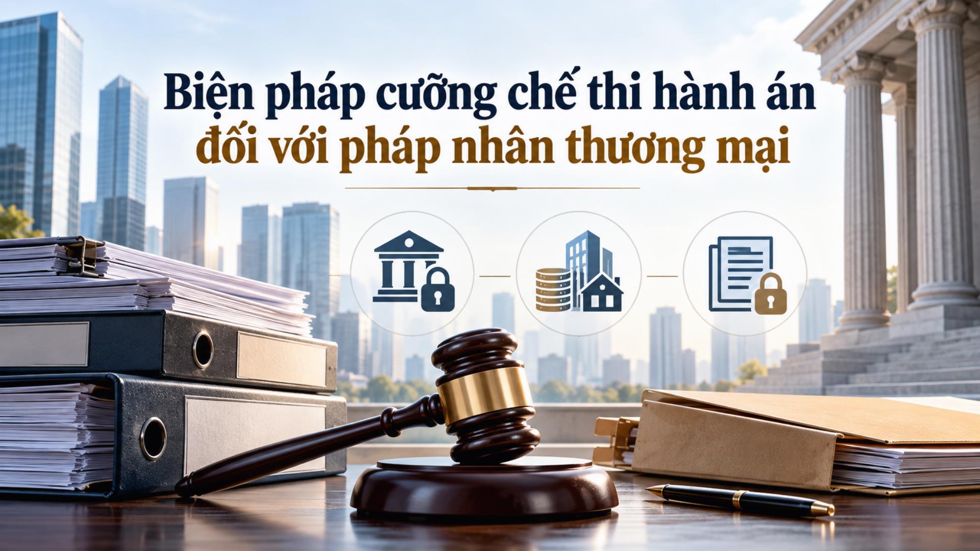 Nghị định 251/2026/NĐ-CP quy định những biện pháp cưỡng chế thi hành án nào đối với pháp nhân thương mại?